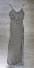 Lulus Women’s XS  Olive Green Maxi Dress Spaghetti Strap With Slit