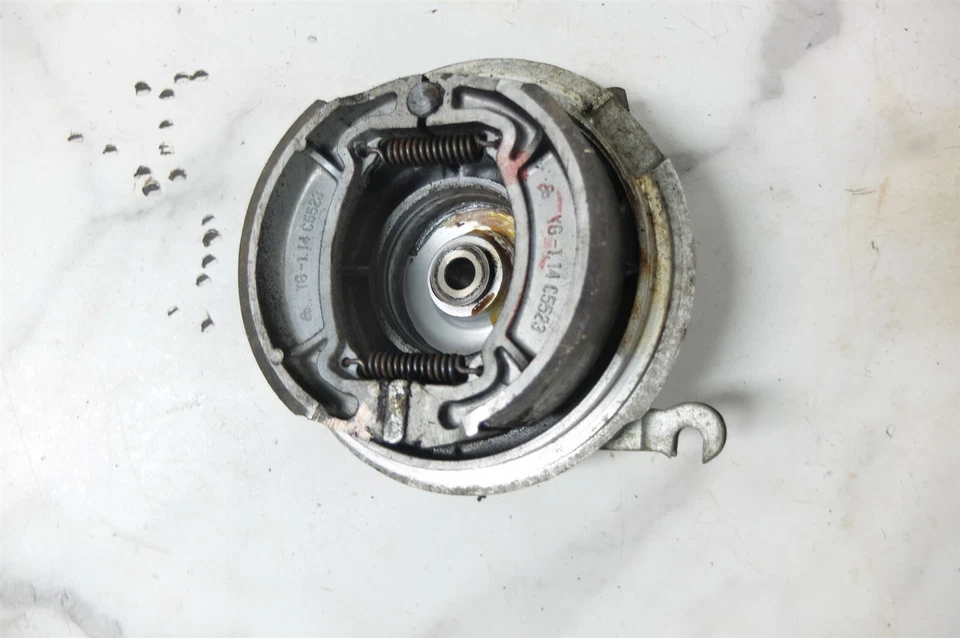 Yamaha Y22 Y 22 YJ1 YJ 1 buje de freno delantero placa de tambor Foto 3 de 3