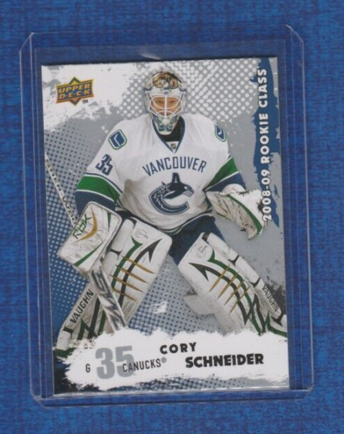 2008-09 Upper Deck Rookie Class 20 Cory Schneider