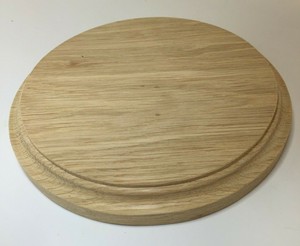 Holzsockel Sockel Rund 22 mm Eiche massiv Standplatte Podest Größe wählbar! | eBay