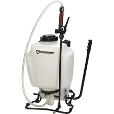 Strongway Backpack Sprayer Pro. 4-Gallon Capacity. 90 PSI, Model 61800