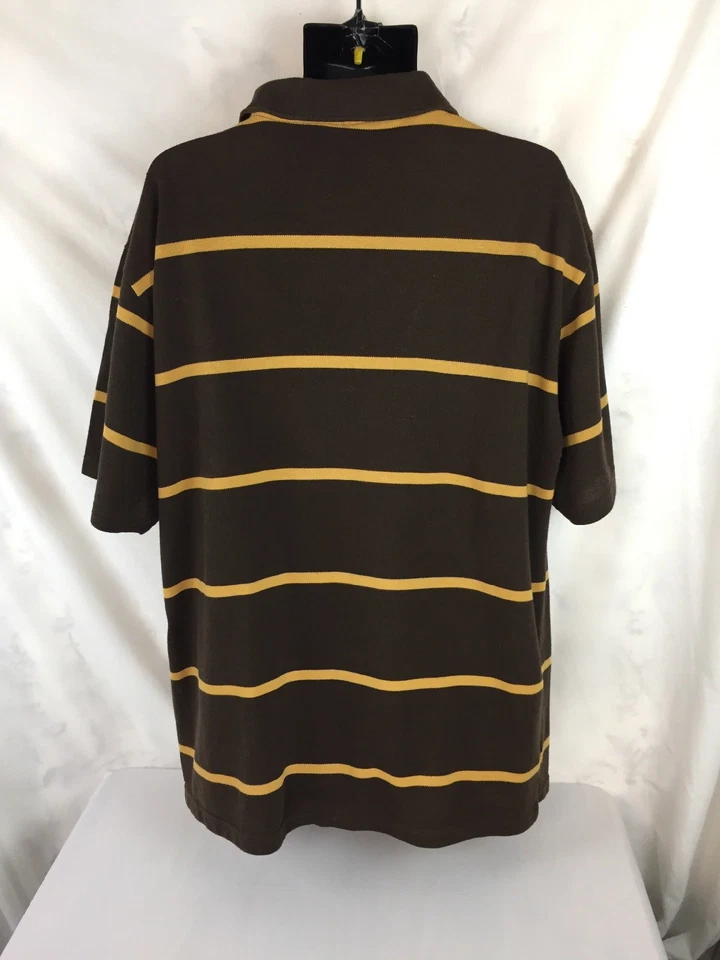 Polo masculina manga curta NBN Gear 3XL marrom - Imagem 2 de 4