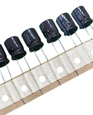 5 PCS CAPACITOR ALUM 4.7UF 4.7MF 200V RADIAL CAP (REPLACING FOR 160V 100V 63V )