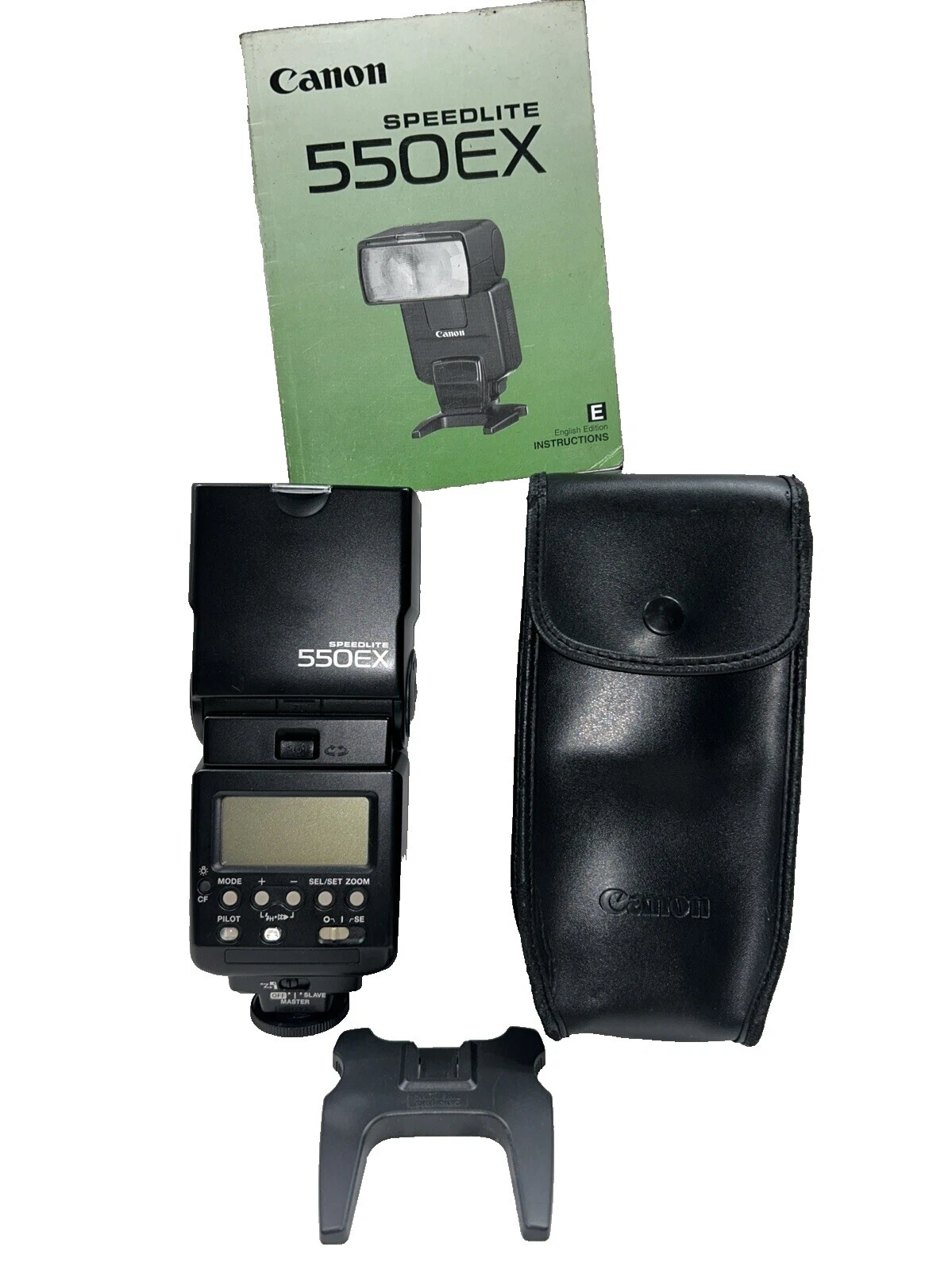 Cámara de montaje de zapata Canon Speedlite 580EX parpadea