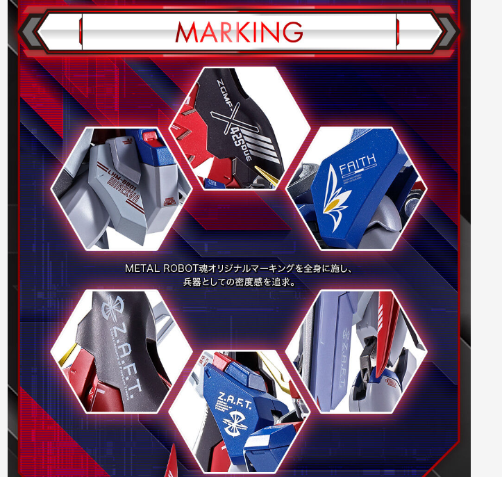 Bandai METAL ROBOT SPIRITS SIDE MS Destiny Gundam Re