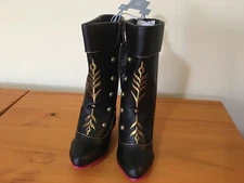 NWT Disney Store Queen Anna Black Boots Costume Shoes Girl Frozen II many sizes