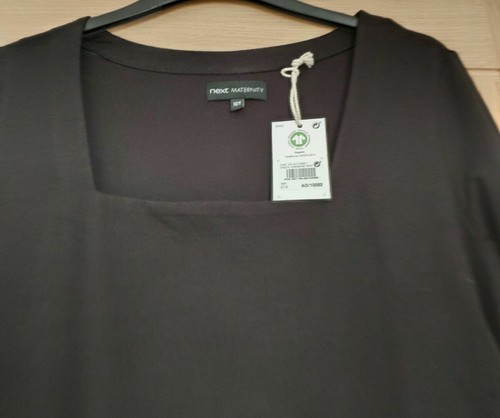 NWT Black Maternity T-Shirt Dress Size 10T Next - Picture 6 of 7