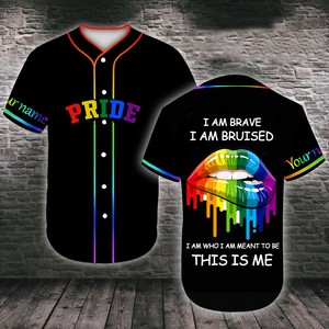 rainbow baseball jersey