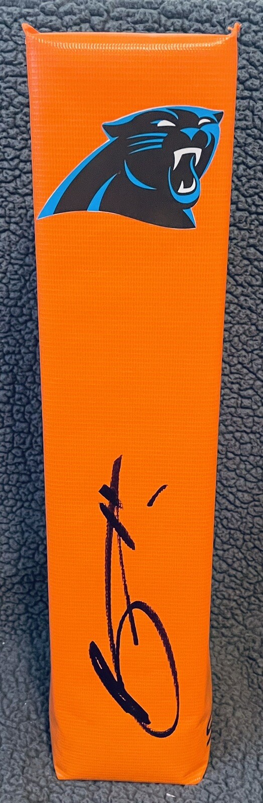 Bryce Young Autographed Signed Carolina Panthers Football End Zone Pylon / JSA 