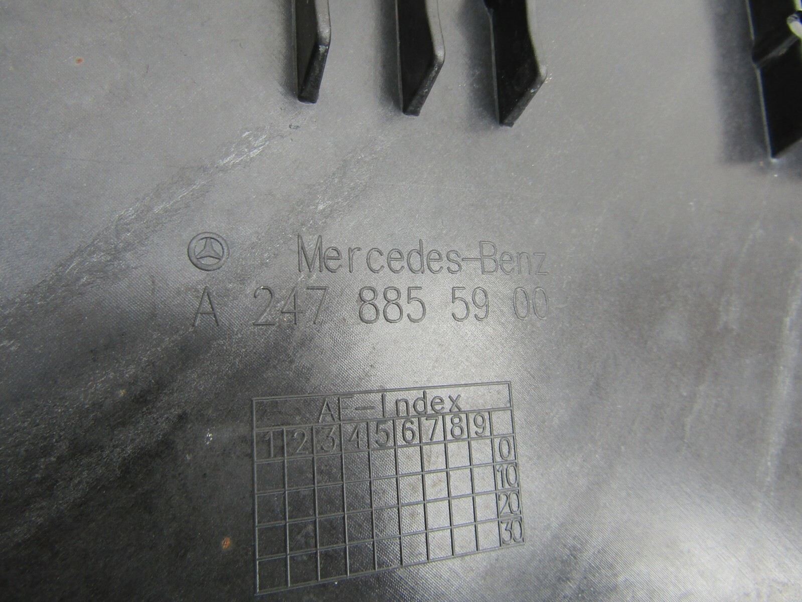 MERCEDES B CLASS W247 FRONT BUMPER UNDERTRAY COVER P/N A2478855900 