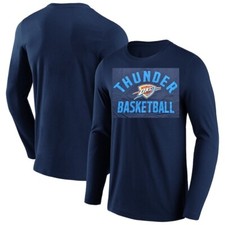 Fanatics Oklahoma City Thunder NBA Size XL Long Sleeve Athletic Shirt New. N7