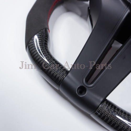 Custom Alcantara carbon fiber steering wheel Fit For BMW F87 M2 F80 M3 F82 M4 M5 - Picture 8 of 8
