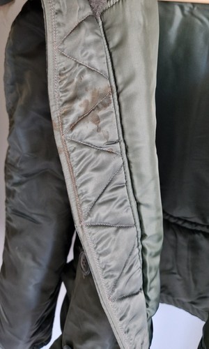 VTG 60s USAF 1511 N-3B Snorkel Parka Jacket Mens Small MIL-J-6279F Sage Green - Picture 13 of 13