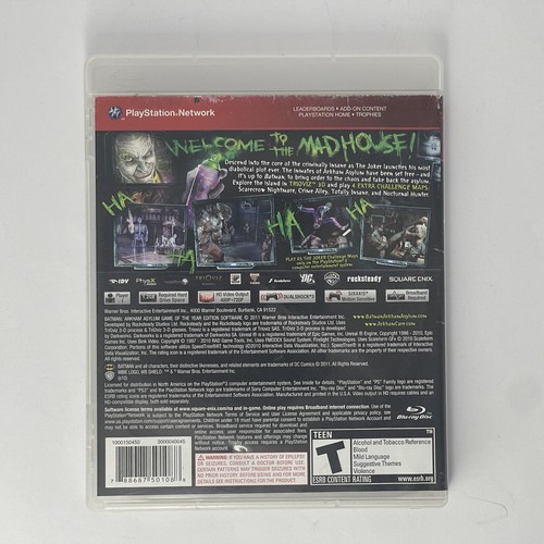 Batman Arkham Asylum: Edizione Gioco dell'Anno (GOTY) (PlayStation 3, PS3) - Foto 3 di 3