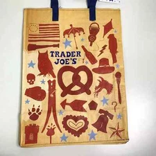 Trader Joe’s  Philadelphia Reusable State/Region Tote Polypropylene Bag 6 Gallon