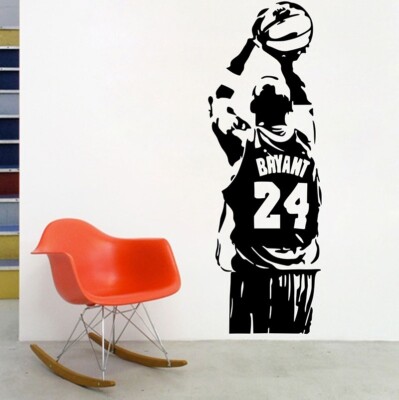 DIY Wall Sticker Forever Basketball Idol MVP Kobe Bryant Poster Room Decal Decor
