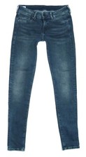 Pepe Jeans PIXIE Jeans taglia W26 L30 donna blu denim 26 pollici skinny