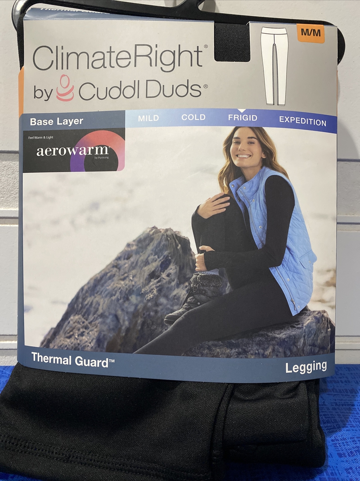 Climate Right Cuddl Duds Women's Thermal Guard Leggings Size Medium 10