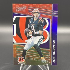2022 Panini Prestige Joe Burrow Xtra Points Purple Franchise Favorites /149