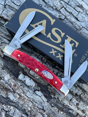 CASE XX *j 2023 SHOT SHOW SPECIAL DARK RED SMALL 4 BLADE CONGRESS KNIFE KNIVES