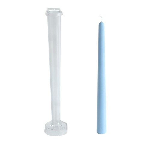 1pc Plastic Taper Candle Mold Thin Long Candle Mould for DIY Making Candle