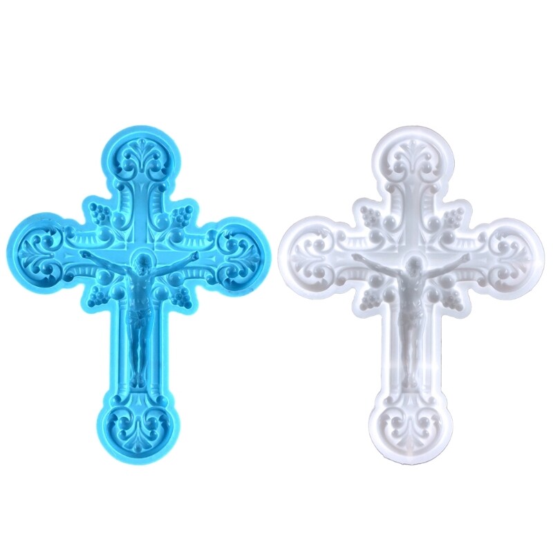 Cross-Shaped DIY Silicone Molds for Handmade Wall Decor