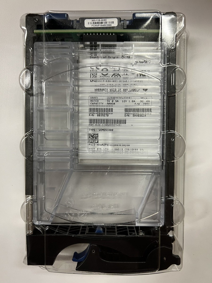 New HGST EMC 800GB 2.5 