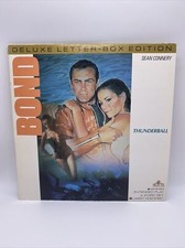 James Bond 007, THUNDERBALL Laser Videodisc DELUXE LETTER BOX EDITION - NOT DVD
