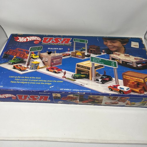 Vintage Hot Wheels USA Builder Set - 1981 Mattel No. 5055 Town Set - Picture 15 of 15