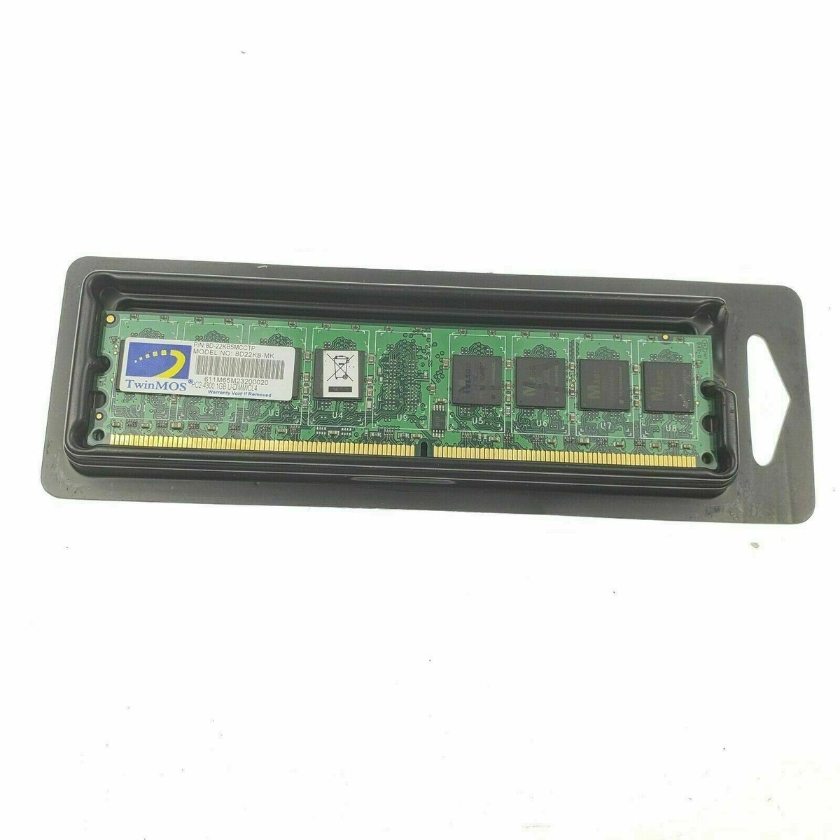 Twinmos Ram Gb Ddr3 1600 Twinmos 8D22KB-MK PC2-4300 1GB U-DIMM/CL4