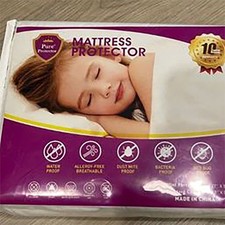 NEW - Waterproof Crib Mattress Protector Cover Standard Crib