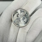 Certified Mint Silverado 1oz .999 Silver World Trade Eagle Unit Round Bullion