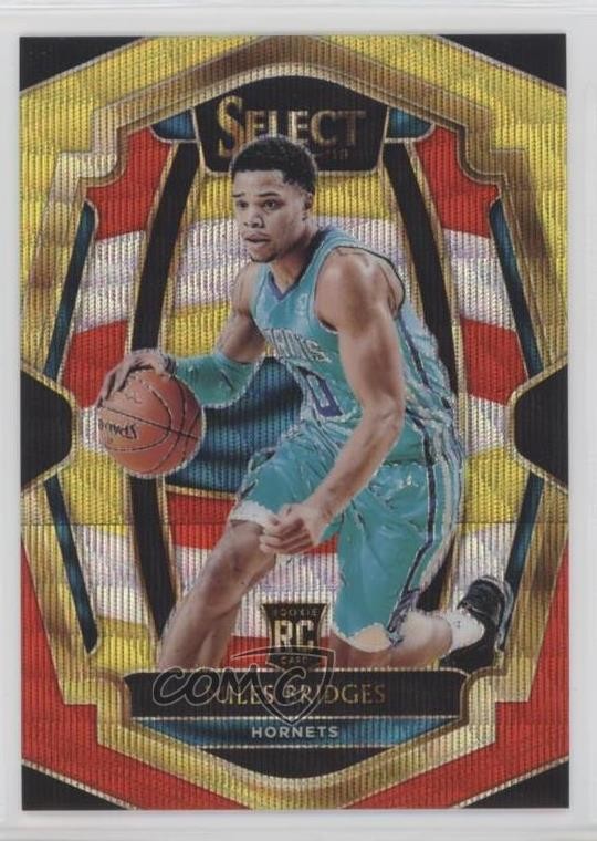 2018-19 Panini Select Premier Level Tri-Color Prizm Miles Bridges #114 2x0