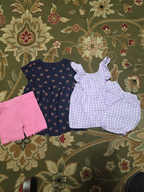Girls Sz 12-18m Lot Of 2 Super Cute Outfits