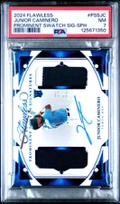 2024 Panini Flawless Prominent Patch Auto Junior Caminero #PSSJC SPH PSA 7 /15