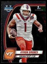 2024 Bowman University Chrome Kyron Drones Rookie Virginia Tech Hokies #119