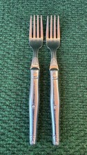 2 Laguiole France Stainless Forks 8.5” by Jean Dubost