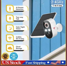 Camara De Seguridad Solar HD Wifi Inalambrica Con Vision Nocturna Para Exterior