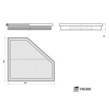 Luftfilter FEBI BILSTEIN 196380