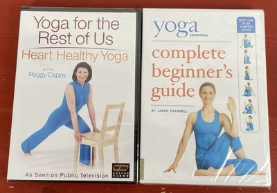 Heart Healthy Yoga + Yoga Journal Complete Beginner's Guide DVD LOT NEW SEALED