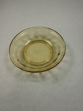 Akro Agate Amber Brown Yellow Childs Miniature Tea Set Bowl s 