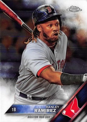 2016 Topps Chrome #180 Hanley Ramirez EX Excellent Red Sox