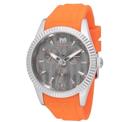 TechnoMarine Sea Dream Unisex Watch - 38mm, SS W/Orange TM-719030 New!!