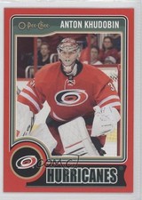 2014-15 O-Pee-Chee Wrapper Redemption Red Border Anton Khudobin #362 0f8