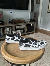 Vans Women s Custom Cow Print Canvas Sneaker 8.5