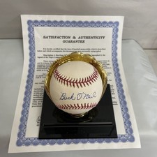 Buck O'Neil Signed Autographed Rawlings MLB Baseball HOF Negro League COA