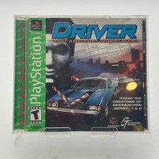 Used Playstation Driver Video Game with Box - Light Scratches