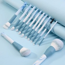 12PCS Makeup Brush Set Ultra Soft Powder Makeup Tools Beginner Point Blush Brush