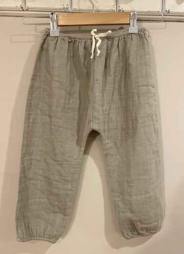 Jamie Kay Rowan Twig Muslin Pants Jogger Bottom 5 Years Neutral Unisex