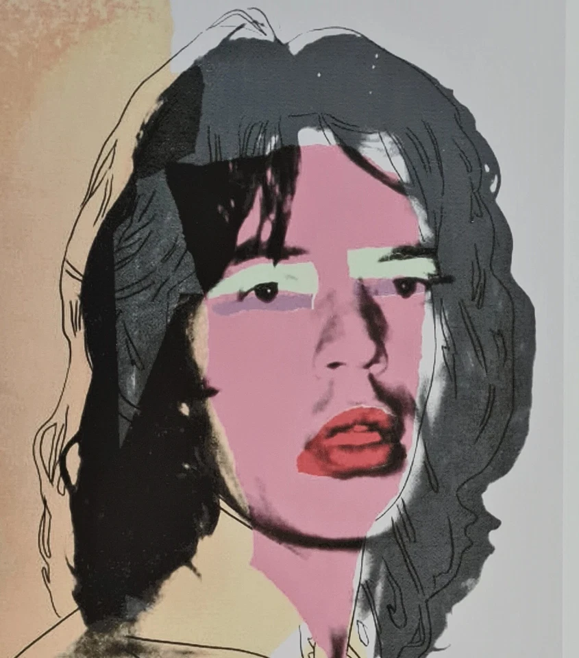 ANDY WARHOL * Mick Jagger * 57 x 38 cm * signed lithograph * limited # xx/100 - Bild 3 von 4